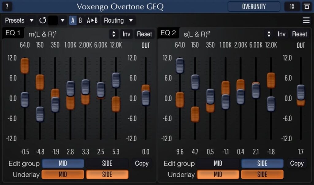 Voxengo Overtone GEQ